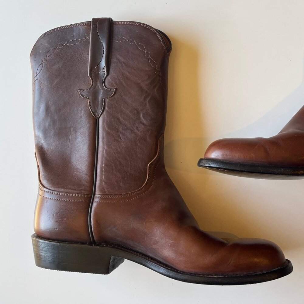 Luchese Kennedy Roper Boots - Picture 3 of 6